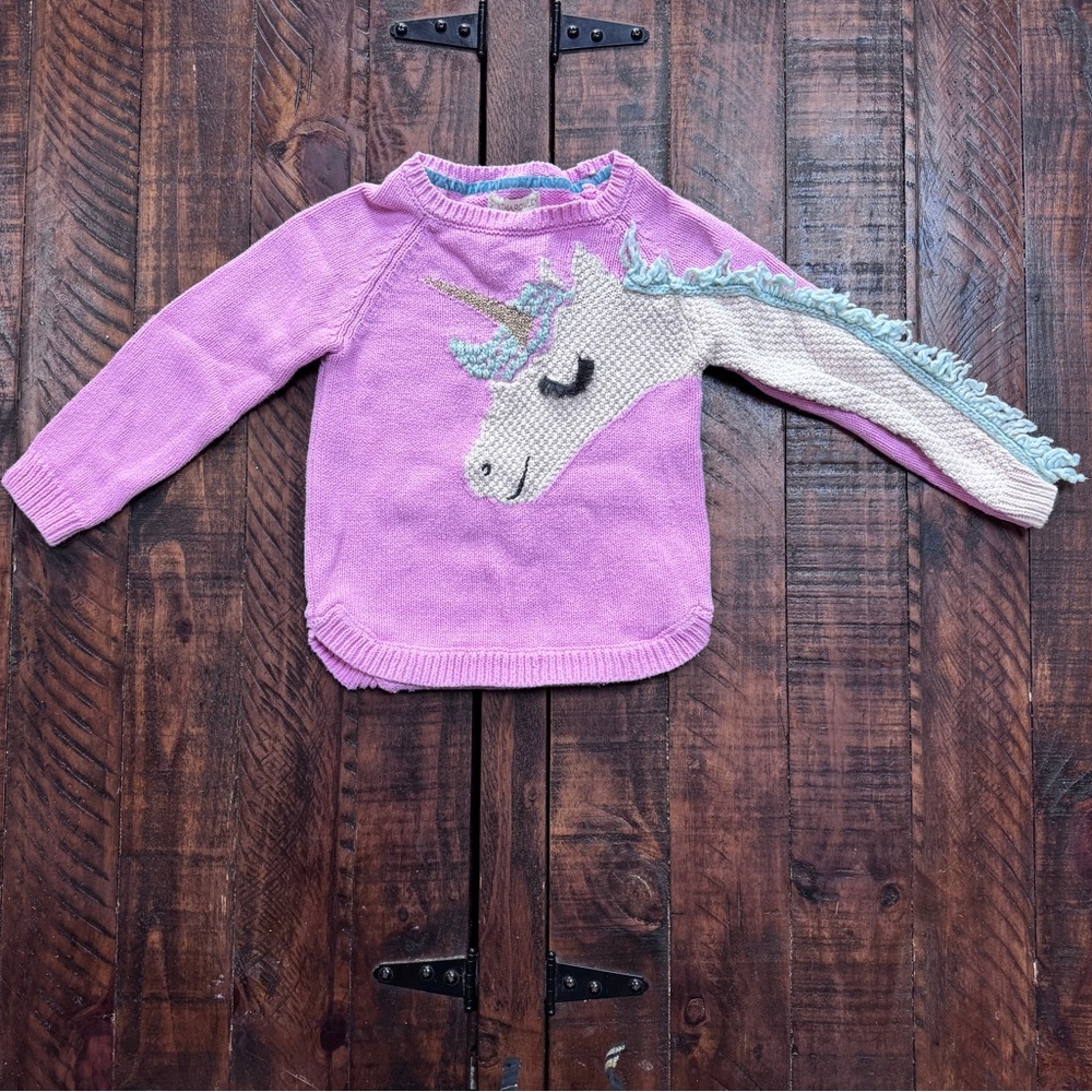 Cynthia Rowley Kids Unicorn Sweater - pink XS (4)